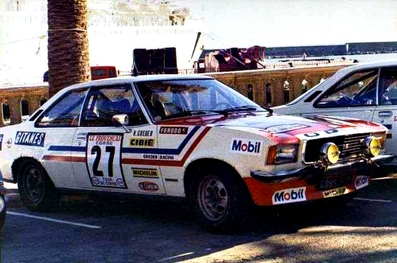 Henri Greder - R. Thomas
18º Tour de Corse - Rallye de France 1974. Opel Commodore. Abandonó por accidente en SS3 Albertacce de 30.30 Km.

Del 30 de Noviembre al 1 de Diciembre, Bastia, Córcega, Francia.
Superficie: asfalto.

El Rally tenia un total de 1292 km, de los que 374.90 km divididos en 14 tramos eran especiales.

Tomaron la salida 102 equipos, finalizaron 24.@
Palabras clave: Opel_Commodore;Corse;Corcega;1974;Parque_Cerrado