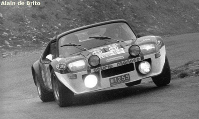 Auguste Turiani (Tchine) - David Philippe
19º Tour de France Automobile 1974. Jidé (1259). Abandonó.
El Sr. Philippe, el copiloto, era un representante de la FIA.

Del 13 al 22 de Septiembre, Tarbes-Nice, Occitánia, Alpes Marítimos, Francia.
Superficie: asfalto.

El Rally tenía 1060.40 km cronometrados divididos en 14 tramos especiales.

Tomaron la salida 89 equipos, finalizaron 42.

© Alain de Brito.@
Palabras clave: Jide;Tour_France_Automobile;1974