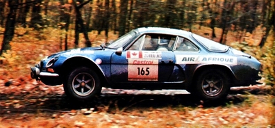 Guy Chasseuil - Jean-Pierre Rouget
2º Rally of the Rideau Lakes 1974. Alpine-Renault A110 1800 (3632 HK76). Abandonó por accidente en SS31 Bobs Lake de 5.68 Km.

Del 16 al 20 de Octubre, Smith Falls, Canada.
Superficie: tierra.

El Rally tenia un total de 1577.60 Km de los que 383.64 Km divididos en 40 tramos eran especiales (3 de ellos fueron cancelados SS24 Crosby Lake de 6.18 Km, SS25 Bennett Lake de 6.61 Km y SS26 Silver Lake de 3.64 Km).

Se inscribieron 65 equipos, tomaron la salida 51, finalizaron 19.@
Palabras clave: Renault;Alpine;Canada;1974