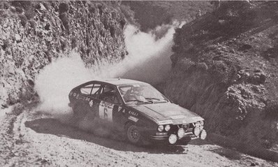 Amilcare Ballestrieri	 - Gigli
8º Rally dell'Isola d'Elba 1975. Alfa Romeo Alfetta GT (MI V85554). Clasificado 1º.

Del 17 al 19 de Abril, Portoferraio, Italia.

Superficie: Asfalto con 295.20 km cronometrados divididos en 34 especiales.

Tomaron la salida 109 equipos, finalizaron 37.@
Palabras clave: Amilcare_Ballestrieri;Elba;Alfa_Romeo;1975