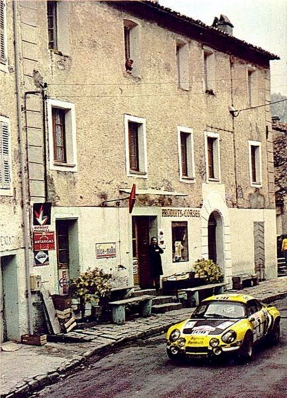 Jean-Pierre Nicolas - Vincent Laverne
19º Tour de Corse 1975. Alpine-Renault A110 1800. (1475 JB 76). Clasificado 2º.

Del 8 al 9 de Noviembre, Ajaccio, Córcega, Francia.
Superficie: asfalto.

El Rally tenia un total de 1340.00 km de los que 479.40 km divididos en 10 tramos eran especiales (3 de ellos fueron cancelados, SS3 Luri - Canari de 23.70 km, SS4 San Prieto - Pietra Moneta de 34.00 km y SS5 RF9 - N195 de 29.80 km).

Tomaron la salida 77 equipos, finalizaron 22.

En esta edición habí­an 2 tramos de mas de 100 Km:
SS1 Panelca - Ponte Leccia de 158 Km
SS8 Zonza - Abaccia de 120 Km.@
Palabras clave: ;Renault;Alpine;Corse;Corcega;1975