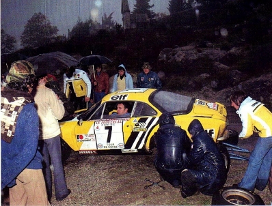 Jean-Pierre Nicolas - Vincent Laverne
19º Tour de Corse 1975. Alpine-Renault A110 1800. (1475 JB 76). Clasificado 2º.

Del 8 al 9 de Noviembre, Ajaccio, Córcega, Francia.
Superficie: asfalto.

El Rally tenia un total de 1340.00 km de los que 479.40 km divididos en 10 tramos eran especiales (3 de ellos fueron cancelados, SS3 Luri - Canari de 23.70 km, SS4 San Prieto - Pietra Moneta de 34.00 km y SS5 RF9 - N195 de 29.80 km).

Tomaron la salida 77 equipos, finalizaron 22.

En esta edición habí­an 2 tramos de mas de 100 Km:
SS1 Panelca - Ponte Leccia de 158 Km
SS8 Zonza - Abaccia de 120 Km.@
Palabras clave: ;Renault;Alpine;Corse;Corcega;1975