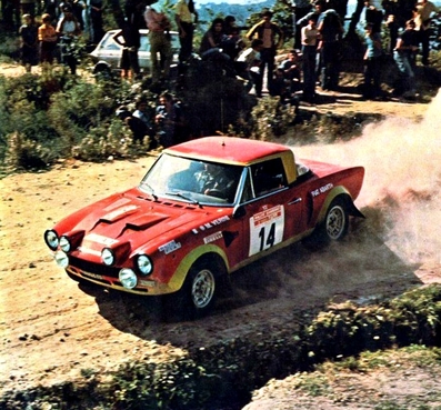 Maurizio Verini - Francesco Rossetti
17º Rallye Sanremo 1975. Fiat 124 Abarth Rallye (TO L69745). Clasificado 2º.

Del 1 al 4 de Octubre, Sanremo, Imperia, Liguria, Italia.
Superficie: tierra - asfalto.

El Rally tenia un total de 1736.00 km de los que 977.00 km divididos en 39 tramos eran especiales.

Tomaron la salida 118 equipos, finalizaron 33.@
Palabras clave: ;Fiat;Abarth;Spider;Sanremo;1975