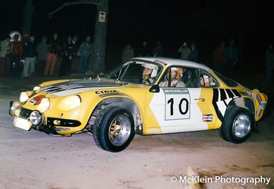 Lucas "Gregorio" Sainz - Jose Zorita
23º RACE Rally de España 1975. Alpine-Renault A110 1800 (VA-0524-C). Clasificado 3º.

Del 24 al 26 de Octubre.
Superficie: asfalto - tierra.
La segunda pasada en tierra, solo los 30 primeros clasificados podían correrla.

Tomaron la salida 64 equipos, finalizaron 19.

© McKlein Photography
@
Palabras clave: Alpine;Renault;España;Spain;1975