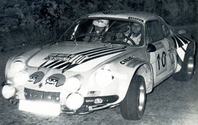 Lucas "Gregorio" Sainz - Jose Zorita
23º RACE Rally de España 1975. Alpine-Renault A110 1800 (VA-0524-C). Clasificado 3º.

Del 24 al 26 de Octubre.
Superficie: asfalto - tierra.
La segunda pasada en tierra, solo los 30 primeros clasificados podían correrla.

Tomaron la salida 64 equipos, finalizaron 19.@
Palabras clave: Alpine;Renault;España;Spain;1975