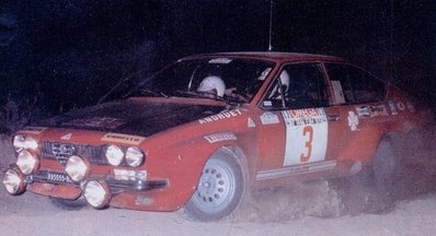 Jean-Claude Andruet - Michèle Espinosi (Biche)
8º Rally dell'Isola d'Elba 1975. Alfa Romeo Alfetta GT. Clasificado 4º.

Del 17 al 19 de Abril, Portoferraio, Italia.

Superficie: Asfalto con 295.20 km cronometrados divididos en 34 especiales.

Tomaron la salida 109 equipos, finalizaron 37.@
Palabras clave: Jean-Claude_Andruet;Michèle_Espinosi-Petit;Elba;Alfa_Romeo;1975