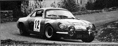 Jean-Pierre Manzagol - Jean-François Filippi
19º Tour de Corse 1975. Alpine-Renault A110 1800 (560 DK 20). Clasificado 4º.

Del 8 al 9 de Noviembre, Ajaccio, Córcega, Francia.
Superficie: asfalto.

El Rally tenia un total de 1340.00 km de los que 479.40 km divididos en 10 tramos eran especiales (3 de ellos fueron cancelados, SS3 Luri - Canari de 23.70 km, SS4 San Prieto - Pietra Moneta de 34.00 km y SS5 RF9 - N195 de 29.80 km).

Tomaron la salida 77 equipos, finalizaron 22.

En esta edición habí­an 2 tramos de mas de 100 Km:
SS1 Panelca - Ponte Leccia de 158 Km
SS8 Zonza - Abaccia de 120 Km.
@
Palabras clave: Alpine;Renault;Corcega;Corse;1975