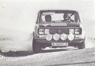 Salvador Cañellas - Daniel Ferrater
23º Rally de España 1975 (RACE). Seat1430 Especial 1800 (Gr.2 SEAT Competiciòn). Clasificado 4º.@
Palabras clave: Salvador_Cañellas;Seat;España;1975