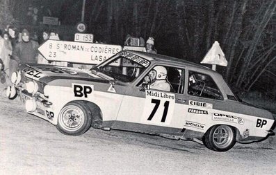 Jean-Louis Clarr - Jean-François Fauchille
18º Criterium des Cévennes 1975. Opel Ascona 1.9 SR (8813 FU 13). Clasificado 5º.

Del 22 al 23 de Noviembre, Vigan-Ganges.
Superficie: asfalto.

La prueba tenia un total de 577.00 km de los que 290.40 km divididos en 22 tramos eran especiales.

Tomaron la salida 165 equipos, finalizaron 66.@
Palabras clave: Jean-Louis_Clarr;Jean-François_Fauchille;Criterium_Cevennes;Opel;Ascona;1975