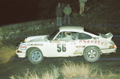 Jean-Pierre Rouget - Patrick Chonez
43º Rallye Automobile de Monte-Carlo 1975. Porsche 911 Carrera RSR 2.8. (106 ABZ 75). Clasificado 7º.

Del 15 al 23 de Enero, Monte Carlo.
Superficie: asfalto - nieve.

El Rally tenia un total de 2,345.00 Km de los que 472.00 Km divididos en 22 tramos eran especiales.

Se inscribieron 114 equipos, tomaron la salida 96, finalizaron 43.@
Palabras clave: ;Porsche;Carrera;RSR;Montecarlo;1975