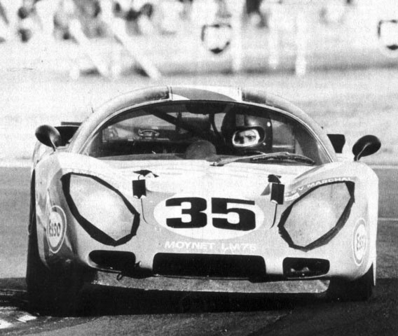 24 Horas de Le Mans 1975
LM75 Moynet-Simca JRD (Société Esso)

El Equipo lo formaban: 
Marianne Hoepfner - Michèle Mouton - Christine Dacremont.

Terminaron en la 21º posición, proclamándose vencedoras en su grupo.

En la foto al volante Michèle Mouton, tení­a 24 años.

"Empezó a llover, y recuerdo que comencé a pasar a todos. Estaba corriendo en slicks. En los boxes, decían "Michèle, debes parar", pero no quería porque estaba pasando a todos ".
Palabras clave: Marianne_Hoepfner;Michele_Mouton;Christine_Dacremont;Le_Mans;Simca;1975