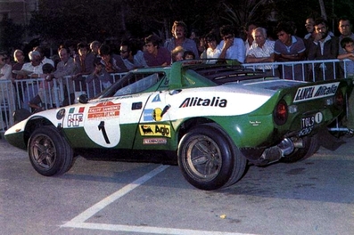 Sandro Munari - Mario Mannucci
17º Rally Sanremo 1975. Lancia Stratos HF (TO-96265L). Abandonó por pinchazo/reventón de rueda.

Del 1 al 4 de Octubre, Sanremo, Imperia, Liguria, Italia.
Superficie: tierra - asfalto.

El Rally tenia un total de 1736.00 km de los que 977.00 km divididos en 39 tramos eran especiales.

Tomaron la salida 118 equipos, finalizaron 33.@
Palabras clave: Sandro_Munari;Lancia;Stratos;Sanremo;1975
