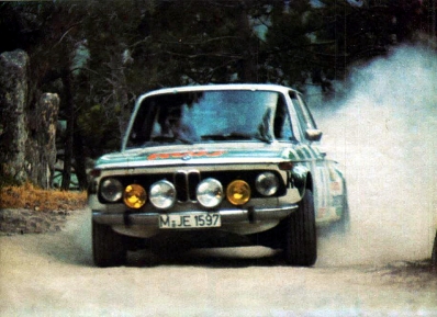 Achim Warmbold - John Davenport
9º Rallye de Portugal - Vinho do Porto 1975. BMW 2002 Tii (M-JE 1597). Abandonó por el eje trasero (cardán).

Del 18 al 21 de Julio, Estoril, Cascais, Lisboa, Portugal.
Superficie: asfalto - tierra.

El Rally tenia un total de 2006.50 Km de los que 514.80 Km divididos en 34 tramos eran especiales.

Tomaron la salida 73 equipos, finalizaron 22.@
Palabras clave: ;BMW;Portugal;1975