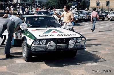 Shekhar Mehta - Mike Doughty
23º Safari Rally 1975. Lancia Beta Coupé (TO L99082). Abandonó por la suspensión delantera.

Del 27 al 31 de Marzo, Nairobi, Kenya, África.
Superficie: tierra.

El Rally tenia un total de 5927 km con 80 controles horarios.

Tomaron la salida 75 equipos, finalizaron 14.@
Palabras clave: Shekhar_Mehta;Lancia;Beta;Safari;1975;Parque_Cerrado