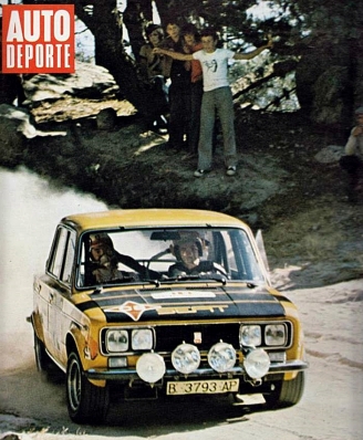 Salvador Cañellas Gual - Daniel Ferrater
9º Rallye de Portugal - Vinho do Porto 1975. Seat 1430/1800 (B-3793-AP). Abandonó por la suspensión del coche.

Del 18 al 21 de Julio, Estoril, Cascais, Lisboa, Portugal.
Superficie: asfalto - tierra.

El Rally tenia un total de 2,006.50 Km de los que 514.80 Km divididos en 34 tramos eran especiales.

Tomaron la salida 73 equipos, finalizaron 22.@
Palabras clave: Salvador_Cañellas;Seat;Portugal;1975