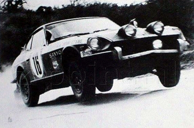 Hans Schuller - Dieter Steinmann
23º Safari Rally 1975. Datsun 260Z. Abandonò por problemas eléctricos.

Del 27 al 31 de Marzo, Nairobi, Kenya, África.
Superficie: tierra.

El Rally tenia un total de 5927 km con 80 controles horarios.

Tomaron la salida 75 equipos, finalizaron 14.@
Palabras clave: Datsun;Safari;1975