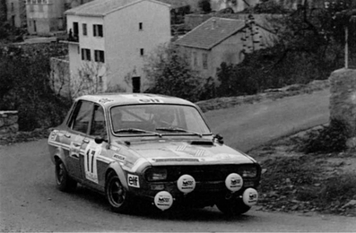 Didier Pironi - Gérard Bonnamour
19º Tour de Corse 1975. Renault 12 Gordini (2700 BF 94). Abandonó.

Del 8 al 9 de Noviembre, Ajaccio, Córcega, Francia.
Superficie: asfalto.

En esta edición habían 2 tramos de mas de 100 Km, SS1 Panelca - Ponte Leccia de 158 Km y SS8 Zonza - Abaccia de 120 Km.

El Rally tenia un total de 1340 km de los que 479.40 km divididos en 10 tramos eran especiales, (3 de ellos fueron cancelados SS3
Luri - Canari de 23.70 Km, SS4 San Pietro - Pietra Moneta de 34.00 Km, SS5 RF9 - N195 de 29.80 Km).

Tomaron la salida 77 equipos, finalizaron 22.

© Morelli-Bertier
@@
Palabras clave: ;Renault;Gordini;Corcega;Corse;1975