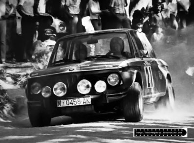 Estanislao Reverter - José Luis Sala
9º Rallye de Portugal 1975. BMW 2002 TI. Abandonò por la suspensiòn del coche.
El Rally tenia un total de 2,006.50 Km de los que 514.80 Km divididos en 34 tramos, eran especiales.
Tomaron la salida 73 equipos, finalizaron 22.@
Palabras clave: Reverter;José_Luis_Sala;BMW;Portugal;1975