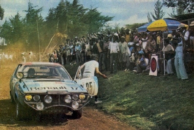 Jean-François Piot - Jean de Alexandris
23º Safari Rally 1975. Renault 17 Gordini. Abandonò por el embrague.

Del 27 al 31 de Marzo, Nairobi, Kenya, África.
Superficie: tierra.

El Rally tenia un total de 5927 km con 80 controles horarios.

Tomaron la salida 75 equipos, finalizaron 14.@
Palabras clave: ;Renault;Gordini;Safari;1975