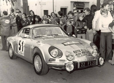 Bassoul - Rocchetti
19º Tour de Corse 1975. Renault-Alpine A110 (22 FS 20). Abandonó.

Del 8 al 9 de Noviembre, Ajaccio, Córcega, Francia.
Superficie: asfalto.

En esta edición habían 2 tramos de mas de 100 Km, SS1 Panelca - Ponte Leccia de 158 Km y SS8 Zonza - Abaccia de 120 Km.

El Rally tenia un total de 1340 km de los que 479.40 km divididos en 10 tramos eran especiales, (3 de ellos fueron cancelados SS3
Luri - Canari de 23.70 Km, SS4 San Pietro - Pietra Moneta de 34.00 Km, SS5 RF9 - N195 de 29.80 Km).

Tomaron la salida 77 equipos, finalizaron 22.@
Palabras clave: Renault;Alpine;Corse;Corcega;1975