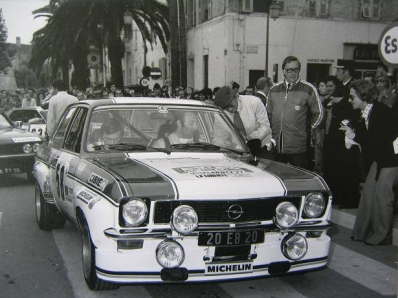 Balsalo - Davinen
19º Tour de Corse 1975. Opel Ascona (20 EB 20). Abandonó.

Del 8 al 9 de Noviembre, Ajaccio, Córcega, Francia.
Superficie: asfalto.

En esta edición habían 2 tramos de mas de 100 Km, SS1 Panelca - Ponte Leccia de 158 Km y SS8 Zonza - Abaccia de 120 Km.

El Rally tenia un total de 1340 km de los que 479.40 km divididos en 10 tramos eran especiales, (3 de ellos fueron cancelados SS3
Luri - Canari de 23.70 Km, SS4 San Pietro - Pietra Moneta de 34.00 Km, SS5 RF9 - N195 de 29.80 Km).

Tomaron la salida 77 equipos, finalizaron 22.@
Palabras clave: Opel;Ascona;Corse;Corcega;1975