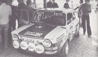 Juan Carlos Oñoro - Juanjo Lacalle
23º Rally de España 1975 (RACE). Simca 1000 Special (Gr.2).@
Palabras clave: Simca;España;1975