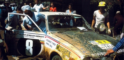 Sardar Joginder (Joginder) Singh Bhachu (Singh) - David Doig
24º Safari Rally 1976. Mitsubishi Colt Lancer 1600 GSR. Clasificado 1º.

Del 15 al 19 de Abril, Nairobi, Kenya, África.
Superficie: tierra.

El Rally tenia un total de 4950 Km, desconocemos los CH que habí­an.

Tomaron la salida 65 equipos, finalizaron 14.@
Palabras clave: ;Mitsubishi;Colt;Lancer;Safari;1976