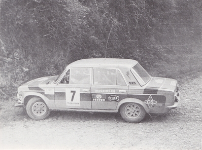 Antonio Zanini Sans - Juan Jose Petisco
10º Rally Firestone 1976. Seat 1430 Especial 1800 (Gr.4). Clasificado 1º.

Del 19 al 21 de Marzo.
Puntuable para el Campeonato Europa de Rallyes para conductores, Coef.3.

El Rally tenia un total de 1300 Km de los que 246,6 Km divididos en 27 tramos, eran especiales.

Se inscribieron 91 equipos, tomaron la salida 61, finalizaron 23.@
Palabras clave: ;Seat;Firestone;1976
