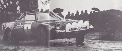 Bernard Darniche - Alain Mahé
24º RACE Rallye de España 1976. Lancia Stratos HF. Clasificado 2º.

Bernard Darniche compitió solo para conseguir puntos para el Campeonato.
Sin reconocimientos previos llegó el mismo día que daba comienzo la prueba.

Del 22 al 24 de Octubre, Madrid, Circuito del Jarama, España.
Superficie: asfalto - tierra.
Puntuable para el Campeonato Europa de Rallys para conductores con coeficiente 4.

El Rally tenia un total de 1210.5 km de los que 269.3 km divididos en 31 ramos eran especiales.

Se inscribieron 77 equipos, tomaron la salida 66, finalizaron 45.@
Palabras clave: ;Lancia;Stratos;España;1976;Spain