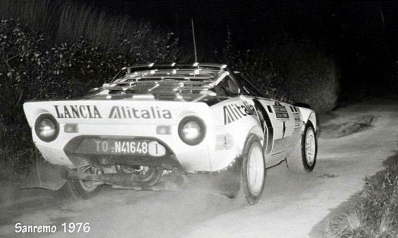 Sandro Munari - Silvio Maiga
18º Rally Sanremo 1976. Lancia Stratos HF (TO N41648). Clasificado 2º.

Del 6 al 9 de Octubre, Sanremo, Imperia, Liguria, Italia.
Superficie: asfalto.

El Rally tenia un total de 1509 km de los que 780 Km divididos en 36 tramos eran especiales, (2 de ellos fueron cancelados SS9 y SS30).

Tomaron la salida 133 equipos, finalizaron 68.@
Palabras clave: Sandro_Munari;Silvio_Maiga;Lancia;Stratos;Sanremo;1976