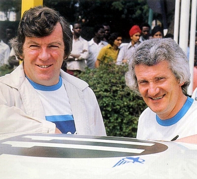 Andrew Cowan - Johnstone Syer
24º Safari Rally 1976. Mitsubishi Colt Lancer (ACM56NU7417). Clasificado 3º.

Del 15 al 19 de Abril, Nairobi, Kenya, África.
Superficie: tierra.

El Rally tenia un total de 4950 Km, desconocemos los CH que habí­an.

Tomaron la salida 65 equipos, finalizaron 14.@
Palabras clave: ;Mitsubishi;Colt;Lancer;Safari;1976;Personajes