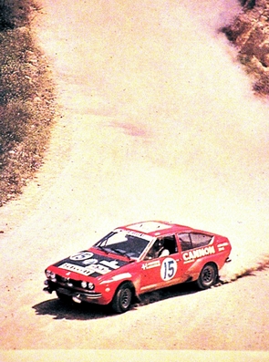 Giorgios Moschous - Dimitri Arvanitakis
23º Acropolis Rally 1976. Alfa Romeo Alfetta GT. Clasificado 4º.
Motor Hellas

Del 22 al 28 de Mayo, Atenas, Grecia.
Superficie: tierra.

El Rally tenia un total de 2635 km de los que 716.00 km divididos en 51 tramos eran especiales (5 de ellos fueron cancelados SS7, SS18, SS19, SS20, SS21).

Tomaron la salida 126 equipos, finalizaron 34.@
Palabras clave: Acropolis;Grecia;Alfa;Alfetta;Romeo;1976