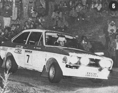 Fernando Lezama - José Manuel Abans
24º RACE Rallye de España 1976. Ford Escort RS1800 MKII (Gr.4). Clasificado 4º.

Del 22 al 24 de Octubre, Madrid, Circuito del Jarama, España.
Superficie: asfalto - tierra.
Puntuable para el Campeonato Europa de Rallys para conductores con coeficiente 4.

El Rally tenia un total de 1210.5 km de los que 269.3 km divididos en 31 ramos eran especiales.

Se inscribieron 77 equipos, tomaron la salida 66, finalizaron 45.@
Palabras clave: Ford;Escort;MKII;España;1976;Spain