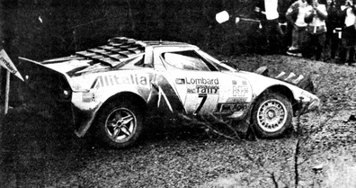 Sandro Munari - Silvio Maiga
25º Lombard RAC Rally 1976. Lancia Stratos HF (TO L64137). Clasificado 4º.

Del 27 al 30 de Noviembre, Bath, Inglaterra.
Superficie: tierra.

El Rally tenia un total de 3248 km de los que 504 km divididos en 76 tramos eran especiales, (6 de ellos fueron cancelados, SS2 Speech House, km? SS34 Greystoke, km? SS37 cancelada antes del inicio, km? SS41 Egdon, km? y SS42 Anglebury, km?).

Tomaron la salida 200 equipos, finalizaron 71.@
Palabras clave: Sandro_Munari;Silvio_Maiga;Lancia;Stratos;Gran_Bretaña;1976;RAC_Rally