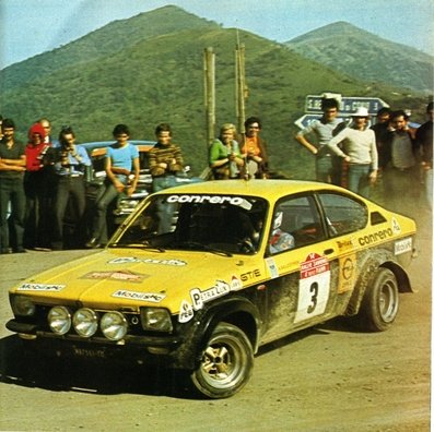 Amilcare Ballestrieri - Sergio Maiga
18º Rally Sanremo 1976. Opel Kadett GT/E 16V (TO N87561). Clasificado 5º.

Del 6 al 9 de Octubre, Sanremo, Imperia, Liguria, Italia.
Superficie: asfalto.

El Rally tenia un total de 1509 km de los que 780 Km divididos en 36 tramos eran especiales, (2 de ellos fueron cancelados SS9 y SS30).

Tomaron la salida 133 equipos, finalizaron 68.@
Palabras clave: Amilcare_Ballestrieri;Sergio_Maiga;Sanremo;Opel;Kadett;1976