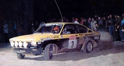 Amilcare Ballestrieri - Sergio Maiga
18º Rally Sanremo 1976. Opel Kadett GT/E 16V (TO N87561). Clasificado 5º.

Del 6 al 9 de Octubre, Sanremo, Imperia, Liguria, Italia.
Superficie: asfalto.

El Rally tenia un total de 1509 km de los que 780 Km divididos en 36 tramos eran especiales, (2 de ellos fueron cancelados SS9 y SS30).

Tomaron la salida 133 equipos, finalizaron 68.@
Palabras clave: ;Sergio_Maiga;Sanremo;Opel;Kadett;1976
