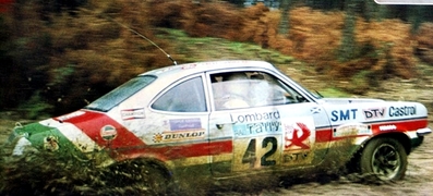 Jimmy McRae - Ian Muir
25º Lombard RAC Rally 1976. Vauxhall Magnum. Clasificado 12º.

Del 27 al 30 de Noviembre, Bath, Inglaterra.
Superficie: tierra.

El Rally tenia un total de 3248 km de los que 504 km divididos en 76 tramos eran especiales, (6 de ellos fueron cancelados, SS2 Speech House, km? SS34 Greystoke, km? SS37 cancelada antes del inicio, km? SS41 Egdon, km? y SS42 Anglebury, km?).

Tomaron la salida 200 equipos, finalizaron 71.@
Palabras clave: Vauxhall;Magnum;RAC_Rally;Gran_Bretaña;1976