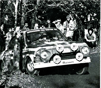 John Haugland - Fred Gallagher
25º Lombard RAC Rally 1976. Skoda 130 RS. Clasificado 16º.

Del 27 al 30 de Noviembre, Bath, Inglaterra.
Superficie: tierra.

El Rally tenia un total de 3248 km de los que 504 km divididos en 76 tramos eran especiales, (6 de ellos fueron cancelados, SS2 Speech House, km? SS34 Greystoke, km? SS37 cancelada antes del inicio, km? SS41 Egdon, km? y SS42 Anglebury, km?).

Tomaron la salida 200 equipos, finalizaron 71.@
Palabras clave: Skoda;RAC_Rally;Gran_Bretaña;1976