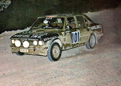 Michalis Moschous - Lefteris Kanellopoulos (Ikaros)
23º Acropolis Rally 1976. Alfa Romeo Alfetta GT (E 972). Clasificado 17º.

Del 22 al 28 de Mayo, Atenas, Grecia.
Superficie: tierra.

El Rally tenia un total de 2635 km de los que 716.00 km divididos en 51 tramos eran especiales (5 de ellos fueron cancelados SS7, SS18, SS19, SS20, SS21).

Tomaron la salida 126 equipos, finalizaron 34.@
Palabras clave: Alfa;Romeo;Alfetta;Acropolis;Grecia;1976