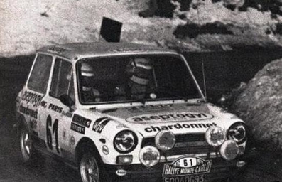 Christine Dacremont - Delphine Denard
44º Rallye Automobile de Monte-Carlo 1976. Autobianchi A112 Abarth (5004 DG 93). Clasificada 23ª.

Con el mismo tiempo que Jean-Pierre Malcher - Pierre Pagani, también con un Autobianchi A112 Abarth.

Ambos con un tiempo de 7:48.19 a 1:23.09 del Lancia Stratos HF de Sandro Munari - Silvio Maiga, clasificado 1º.

Del 17 al 24 de Enero, Monte-Carlo.
Superficie: asfalto - nieve.

El Rally tenia un total de 4500 km de los que 530.50 km divididos en 23 tramos eran especiales.

Se inscribieron 163 equipos, tomaron la salida 148, finalizaron 84.@
Palabras clave: Christine_Dacremont;Autobianchi;Abarth;Montecarlo;1976;Mujeres;Womens