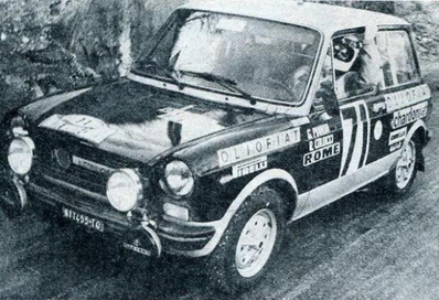 Giorgio Pianta - Roberto Colucci
44º Rallye Automobile de Monte-Carlo 1976. Autobianchi A112 Abarth. Clasificado 24º.

Del 17 al 24 de Enero, Monte-Carlo.
Superficie: asfalto - nieve.

El Rally tenia un total de 4500 km de los que 530.50 km divididos en 23 tramos eran especiales.

Se inscribieron 163 equipos, tomaron la salida 148, finalizaron 84.@
Palabras clave: ;Autobianchi;Abarth;Montecarlo;1976