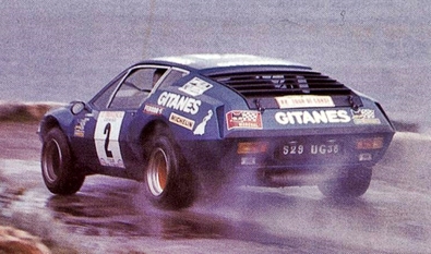 Jean-Claude Andruet - Michèle Espinos-Petit 
20º Tour de Corse 1976. Alpine-Renault A310 (529 UG 38). Abandonó por la caja de cambios.

Del 6 al 7 de Noviembre, Ajaccio, Córcega, Francia.
Superficie: asfalto.

El Rally tenia un total de 1340.00 km de los que 630 km divididos en 9 tramos eran especiales.

Kilómetros de cada uno de los 9 tramos:
SS1 - Casta - Pietra Moneta de 17 Km
SS2 - Calvi - Liamone de 145,20 Km
SS3 - Aqua Doria - Stiliccione de 16,50 Km
SS4 - Porto - Vecchio - Prunelli de 166,40 Km
SS5 - Kamiesch - Bavella - Zonza de 28,60 Km
SS6 - Tavera - Bastelica de 17,10 Km
SS7 - Palneca - Francardo de 137,90 Km
SS8 - Morosaglia - Alistro de 76,40 Km
SS9 - Talasani - La Castanaccia - La Porta de 24,90 Km.

Tomaron la salida 88 equipos, finalizaron 11.
@
Palabras clave: ;Corcega;Renault;Alpine;A310;1976;Corse