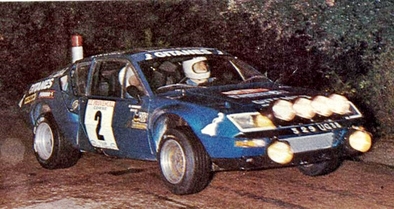Jean-Claude Andruet - Michèle Espinos-Petit 
20º Tour de Corse 1976. Alpine-Renault A310 (529 UG 38). Abandonó por la caja de cambios.

Del 6 al 7 de Noviembre, Ajaccio, Córcega, Francia.
Superficie: asfalto.

El Rally tenia un total de 1340.00 km de los que 630 km divididos en 9 tramos eran especiales.

Kilómetros de cada uno de los 9 tramos:
SS1 - Casta - Pietra Moneta de 17 Km
SS2 - Calvi - Liamone de 145,20 Km
SS3 - Aqua Doria - Stiliccione de 16,50 Km
SS4 - Porto - Vecchio - Prunelli de 166,40 Km
SS5 - Kamiesch - Bavella - Zonza de 28,60 Km
SS6 - Tavera - Bastelica de 17,10 Km
SS7 - Palneca - Francardo de 137,90 Km
SS8 - Morosaglia - Alistro de 76,40 Km
SS9 - Talasani - La Castanaccia - La Porta de 24,90 Km.

Tomaron la salida 88 equipos, finalizaron 11.
@
Palabras clave: ;Corcega;Renault;Alpine;A310;1976;Corse