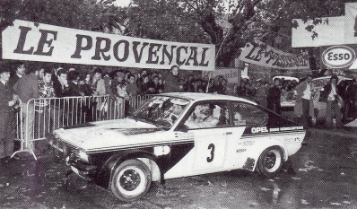 Walter Röhrl - Jochen Berger
20º Tour de Corse 1976. Opel Kadett GT/E (GG-DU 403). Abandonó por la correa del ventilador.

Del 6 al 7 de Noviembre, Ajaccio, Córcega, Francia.
Superficie: asfalto.

El Rally tenia un total de 1340.00 km de los que 630 km divididos en 9 tramos eran especiales.

Kilómetros de cada uno de los 9 tramos:
SS1 - Casta - Pietra Moneta de 17 Km
SS2 - Calvi - Liamone de 145,20 Km
SS3 - Aqua Doria - Stiliccione de 16,50 Km
SS4 - Porto - Vecchio - Prunelli de 166,40 Km
SS5 - Kamiesch - Bavella - Zonza de 28,60 Km
SS6 - Tavera - Bastelica de 17,10 Km
SS7 - Palneca - Francardo de 137,90 Km
SS8 - Morosaglia - Alistro de 76,40 Km
SS9 - Talasani - La Castanaccia - La Porta de 24,90 Km.

Tomaron la salida 88 equipos, finalizaron 11.
@
Palabras clave: Walter_Röhrl;Corse;Corcega;Opel;Kadett;GT/E;1976