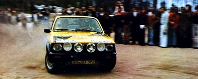 Anders Kullang - Claes-Goran Andersson
10º Rallye de Portugal Vinho do Porto 1976. Opel Kadett GT/E 16S (GG-DU 372). Abandonó por la junta de culata en SS8 Caramulo de 7.00 km.

Del 10 al 14 de Marzo, Estoril, Cascais, Lisboa, Portugal.
Superficie: asfalto - tierra.

El Rally tenia un total de 2087.90 Km de los que 468.70 divididos en 39 tramos, eran especiales, (2 de ellas fueron canceladas SS23 de Gouveia 22.60 km y SS24 Manteigas de 10.70 Km).

Tomaron la salida 59 equipos, finalizaron 21.@
Palabras clave: Opel;Kadett;GT/E;Portugal;1976