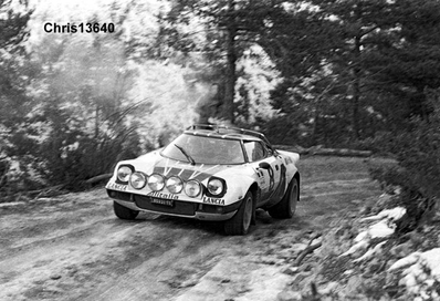 Raffaele (Lele) Pinto - Arnaldo Bernacchini 
44º Rallye Automobile de Monte-Carlo 1976. Lancia Stratos HF. Abandonó por motor.

Del 17 al 24 de Enero, Monte-Carlo.
Superficie: asfalto - nieve.

El Rally tenia un total de 4500 km de los que 530.50 km divididos en 23 tramos eran especiales.

Se inscribieron 163 equipos, tomaron la salida 148, finalizaron 84.@
Palabras clave: Raffaele_Pinto;Lancia;Stratos;Montecarlo;1976
