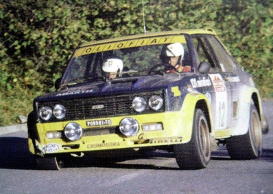 Roberto Cambiaghi - Emanuele Santfront
18º Rallye Sanremo 1976. Fiat 131 Abarth (TO P09981). Abandonó por el diferencial del coche.

Del 6 al 9 de Octubre, Sanremo, Imperia, Liguria, Italia.
Superficie: asfalto.

El Rally tenia un total de 1509 km de los que 780 Km divididos en 36 tramos eran especiales (2 de ellos fueron cancelados SS9 y SS30).

Tomaron la salida 133 equipos, finalizaron 68.@
Palabras clave: Roberto_Cambiaghi;Fiat;Abarth;Sanremo;1976