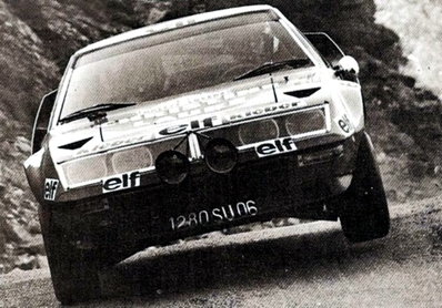 Michèle Mouton - Françoise Conconi
20º Tour de Corse 1976. Alpine-Renault A310 (1280 SU 06). Abandonó por el diferencial del coche.

Del 6 al 7 de Noviembre, Ajaccio, Córcega, Francia.
Superficie: asfalto.

El Rally tenia un total de 1340.00 km de los que 630 km divididos en 9 tramos eran especiales.

Kilómetros de cada uno de los 9 tramos:
SS1 - Casta - Pietra Moneta de 17 Km
SS2 - Calvi - Liamone de 145,20 Km
SS3 - Aqua Doria - Stiliccione de 16,50 Km
SS4 - Porto - Vecchio - Prunelli de 166,40 Km
SS5 - Kamiesch - Bavella - Zonza de 28,60 Km
SS6 - Tavera - Bastelica de 17,10 Km
SS7 - Palneca - Francardo de 137,90 Km
SS8 - Morosaglia - Alistro de 76,40 Km
SS9 - Talasani - La Castanaccia - La Porta de 24,90 Km.

Tomaron la salida 88 equipos, finalizaron 11.
@
Palabras clave: Michele_Mouton;Corse;Corcega;Renault;Alpine;A310;1976;mujeres;Womens