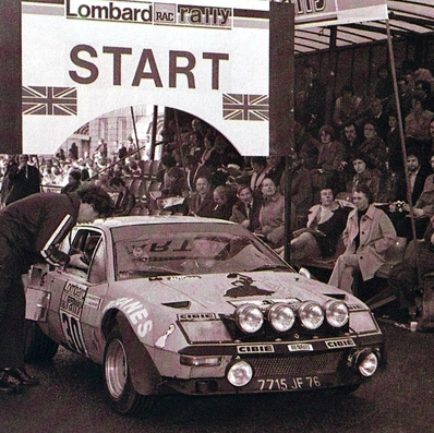 Jean Ragnotti - Jacques Jaubert
25º Lombard RAC Rally 1976. Alpine-Renault A310 (7715 JF 76). Abandonó por el diferencial del coche.

Del 27 al 30 de Noviembre, Bath, Inglaterra.
Superficie: tierra.

El Rally tenia un total de 3248 km de los que 504 km divididos en 76 tramos eran especiales, (6 de ellos fueron cancelados, SS2 Speech House, km? SS34 Greystoke, km? SS37 cancelada antes del inicio, km? SS41 Egdon, km? y SS42 Anglebury, km?).

Tomaron la salida 200 equipos, finalizaron 71.@
Palabras clave: ;Renault;Alpine;RAC_Rally;Gran_Bretaña;1976