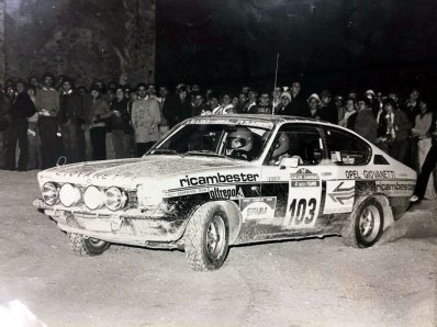 Scelti - Bertulli
18º Rally San Remo 1976, Opel Kadett GT/E. Abandonó, desconocemos el motivo.

Del 6 al 9 de Octubre, Sanremo, Imperia, Liguria, Italia.
Superficie: asfalto.

El Rally tenia un total de 1509 km de los que 780 Km divididos en 36 tramos eran especiales (2 de ellos fueron cancelados SS9 y SS30).

Tomaron la salida 133 equipos, finalizaron 68.@
Palabras clave: Sanremo;Opel;Kadett;GT/E;1976